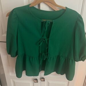 Kelly Green Women's Top